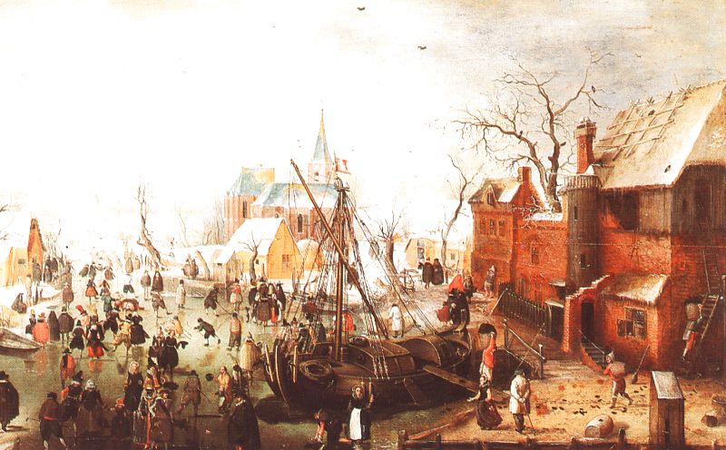 Winter Scene at Yselmuiden