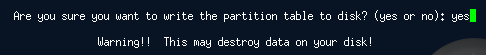 cfdisk write_confirm