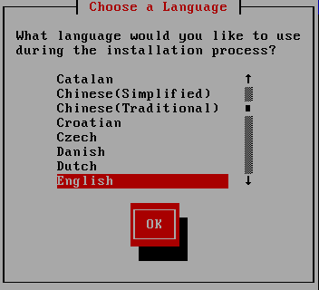 Language Selection