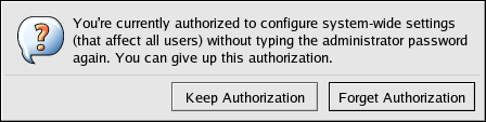 Dismiss Authentication Dialog